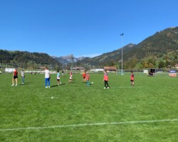 Nach dem Mittagessen stand dann das Fussballturnier auf dem Plan.